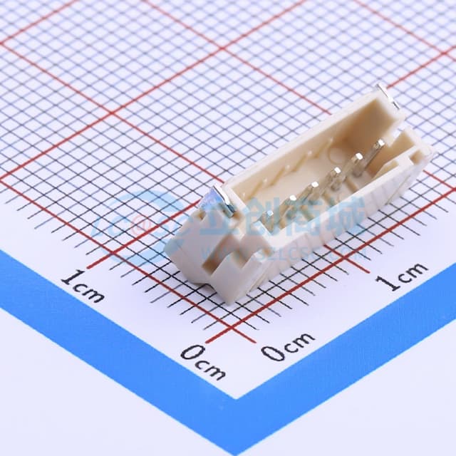 1x6P 间距:2mm 卧贴 系列:PH实物图