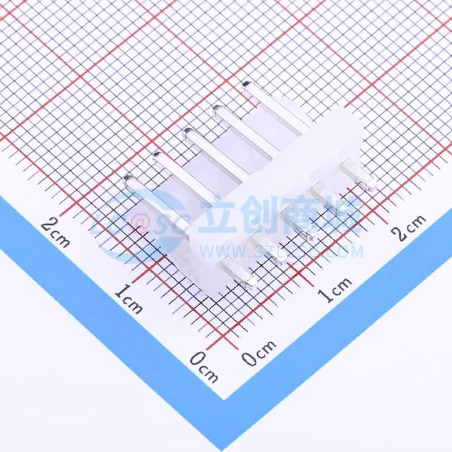 1x5P 间距:3.96mm 直插 系列:CH 【插件】实物图
