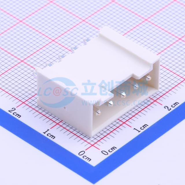 1x5P 间距:3.96mm 直插 系列:VH 【插件】实物图