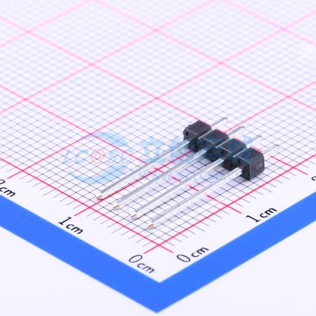 间距:2.54mm 方针 直插 【排针】实物图