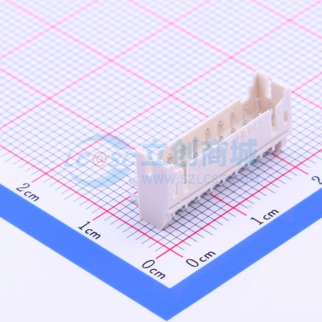2x9P 间距:2mm 弯插 系列:PHD 【插件】实物图