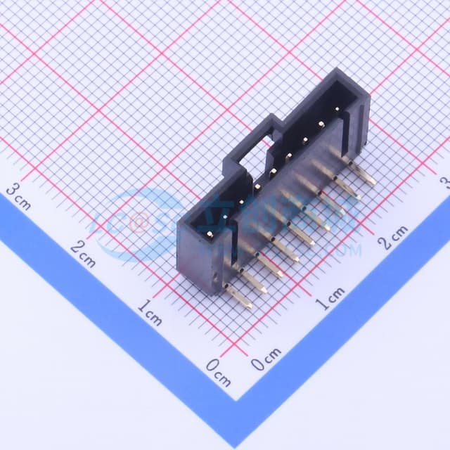 1x9P 间距:2.54mm 弯插 【插件】实物图