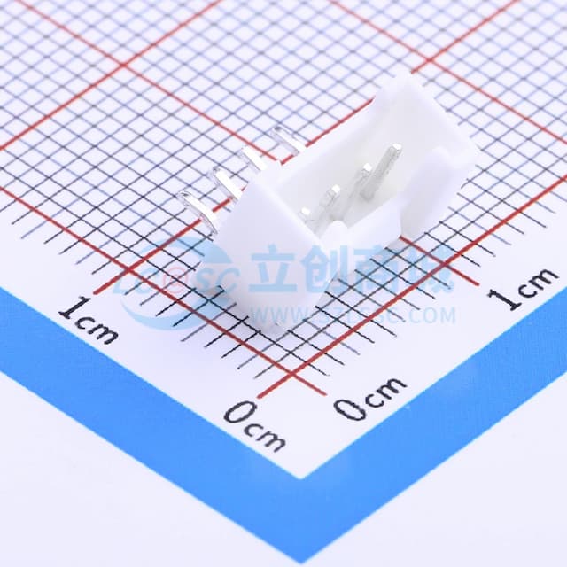 1x4P 间距:2mm 弯插 系列:HY 【插件】实物图
