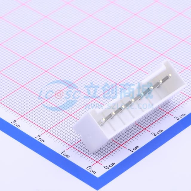 1x8P 间距:3.96mm 直插 系列:VH 【插件】实物图