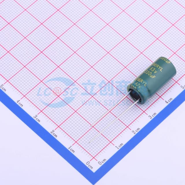 330uF ±20% 63V 【引线】实物图