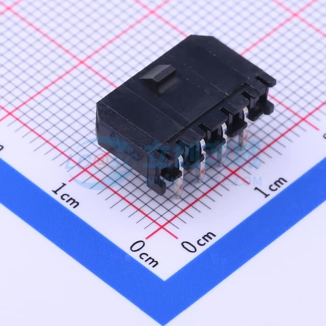 【插件】1x4P 间距:3mm 弯插实物图