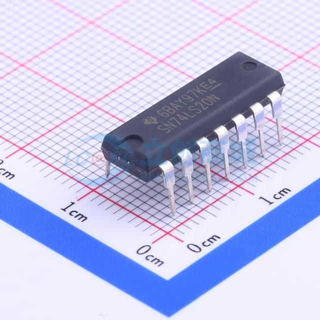 双路四输入正与非门【插件】实物图