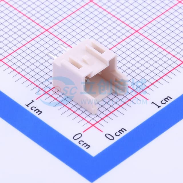 1x2P 间距:2.5mm 直插 系列:XA 【插件】实物图