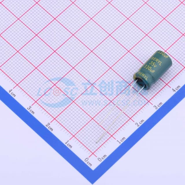 330uF ±20% 35V 【插件】实物图