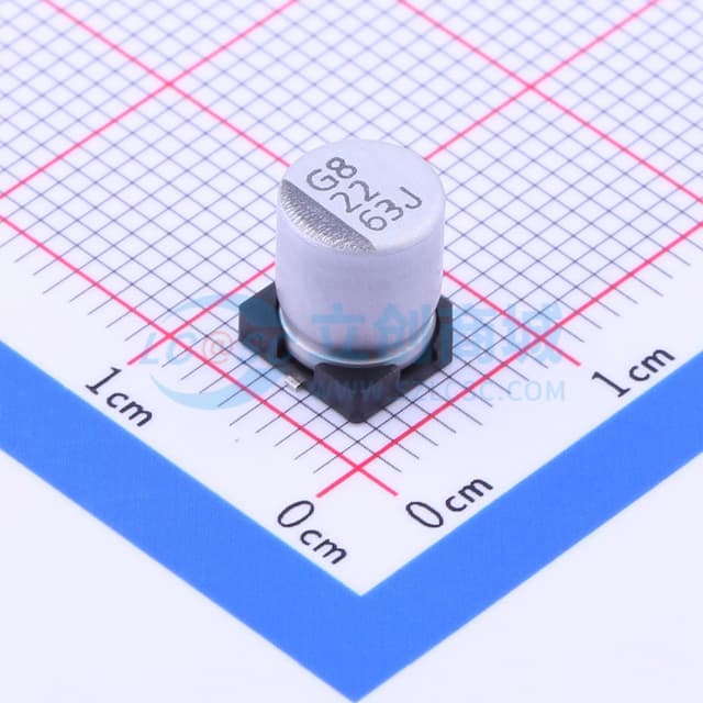 22uF ±20% 63V实物图