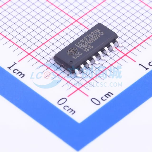 高速1T8051内核FlashMCU实物图