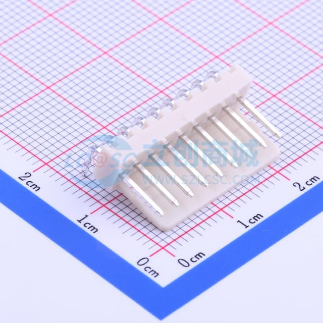 1x9P 间距:2.54mm 弯插【插件】实物图