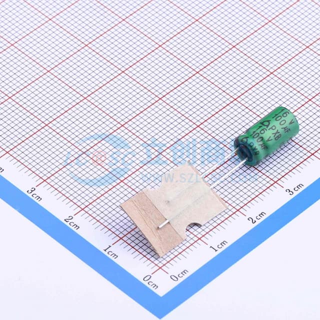 100uF ±20% 16V 【引线】实物图