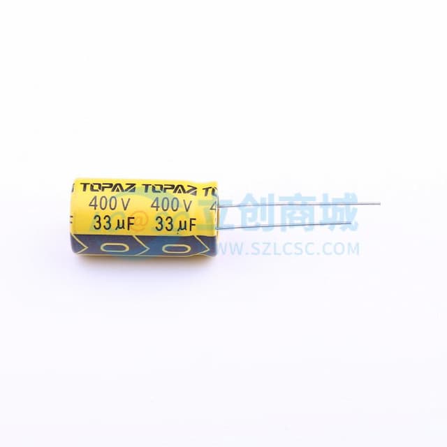 33uF ±20% 400V 【插件】实物图