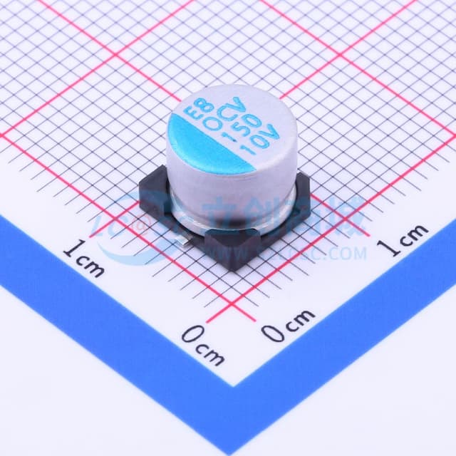 150uF ±20% 10V实物图