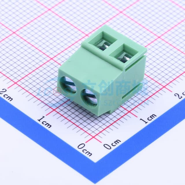 5mm 排数:2 每排P数:2 直插 【插件】实物图
