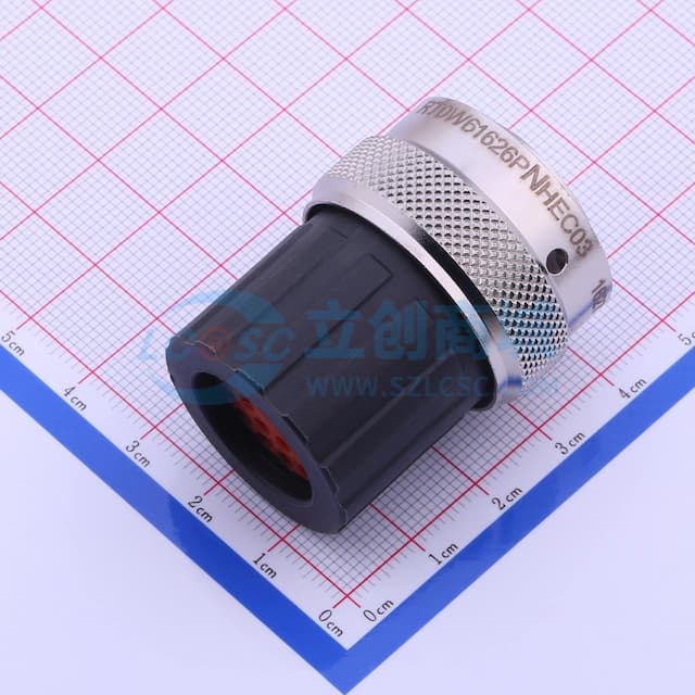 ECO-MATE, 插头, 尺寸 16, 26 位, 针脚, 端盖实物图