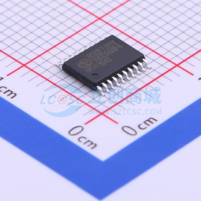 高速1T8051内核FlashMCU实物图