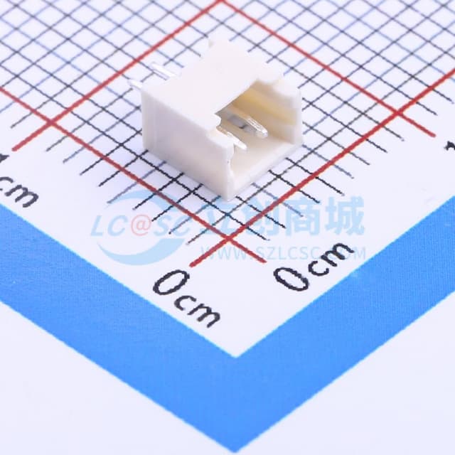 1x2P 间距:1.25mm 直插 系列:PicoBlade(MX 1.25) 【插件】实物图