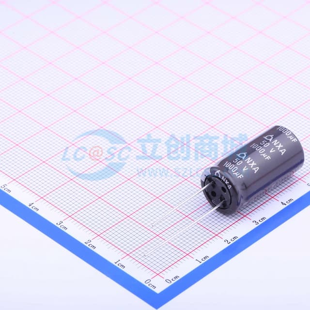 1000uF ±20% 50V 【插件】实物图