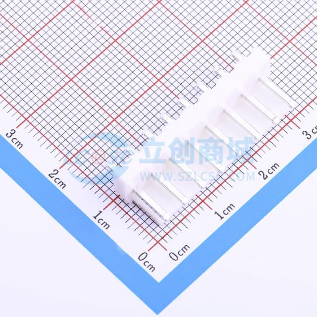 1x8P 间距:3.96mm 直插 系列:VH 【插件】实物图