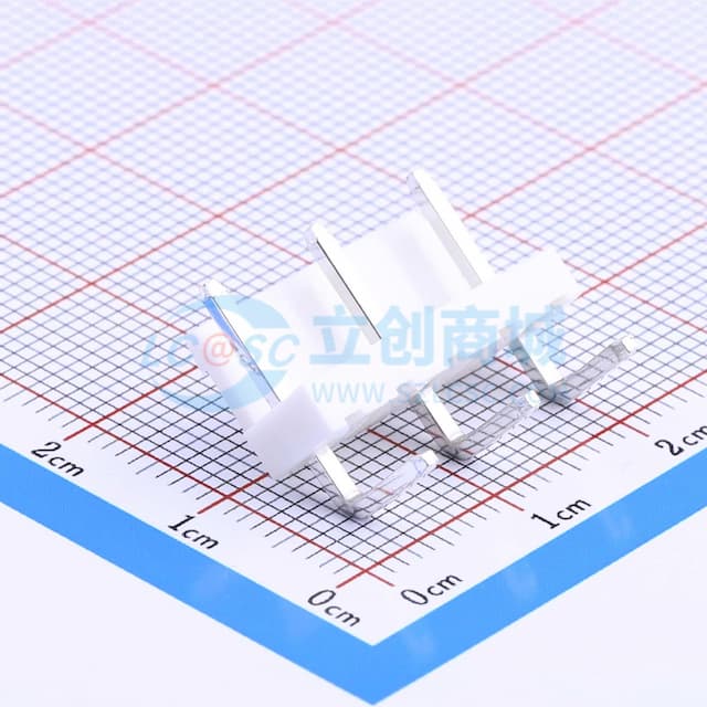 1x5P 间距:3.96mm 弯插 系列:VH 【插件】实物图