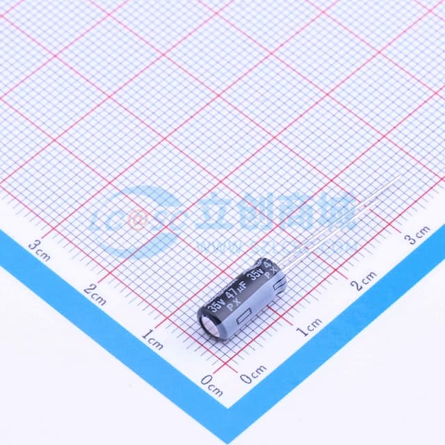 47uF ±20% 35V 【引线】实物图