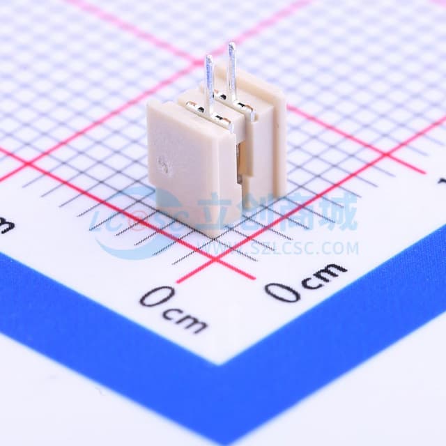 间距:1.25mm 1x2P【插件】实物图