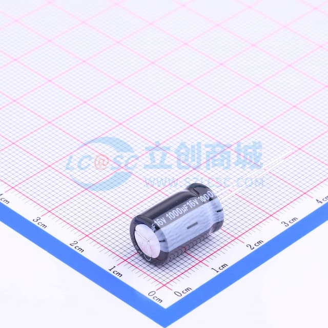 1000uF ±20% 16V 【引线】实物图