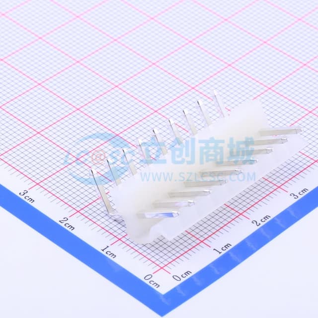 1x9P 间距:3.96mm 弯插 系列:CH 【插件】实物图