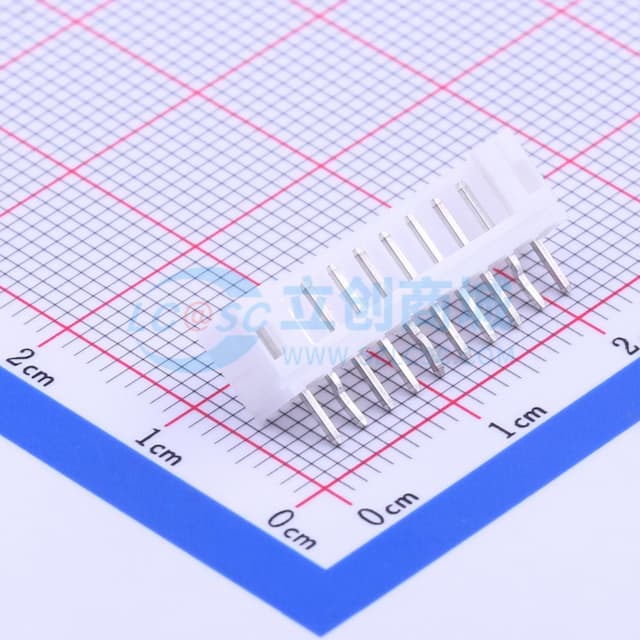 1x10P 间距:2mm 直插 系列:PH 【插件】实物图