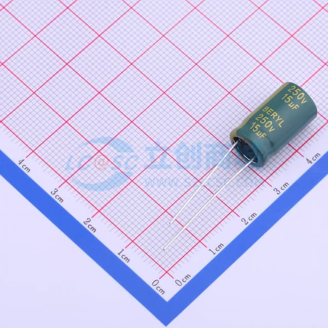 15uF ±20% 250V 【引线】实物图