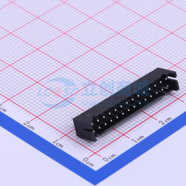 黑色 间距:2mm 2x14P【插件】实物图