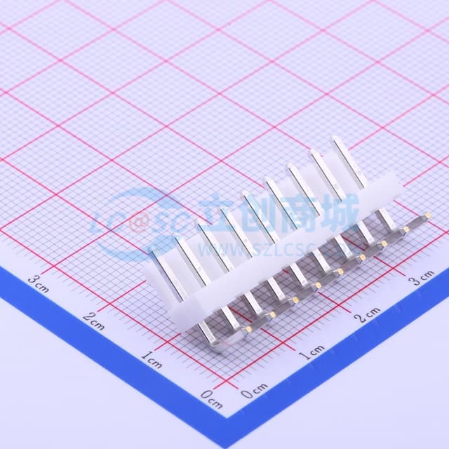 1x9P 间距:3.96mm 弯插 系列:VH 【插件】实物图