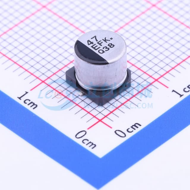 47uF ±20% 25V实物图