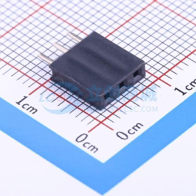 间距:2.54mm 1x3P 直插 【排母】实物图