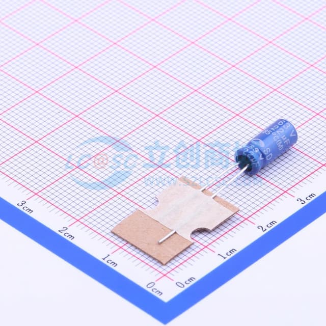22uF ±20% 63V 【引线】实物图