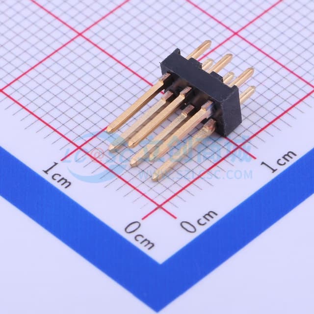 2x3P 间距:2.54mm 直插 【排针】实物图