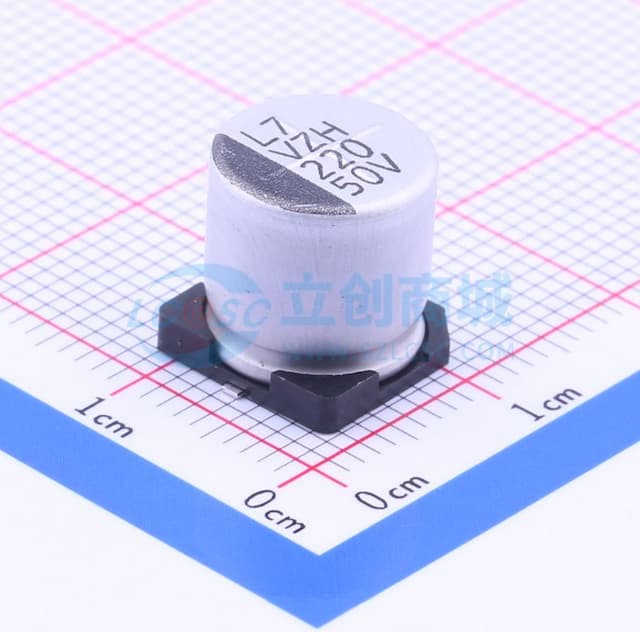 220uF ±20% 50V实物图
