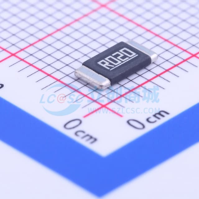 20mΩ ±5% 1W 合金电阻实物图