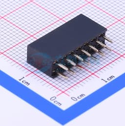 2x7P 间距:2.54mm 直插 【排针】缩略图