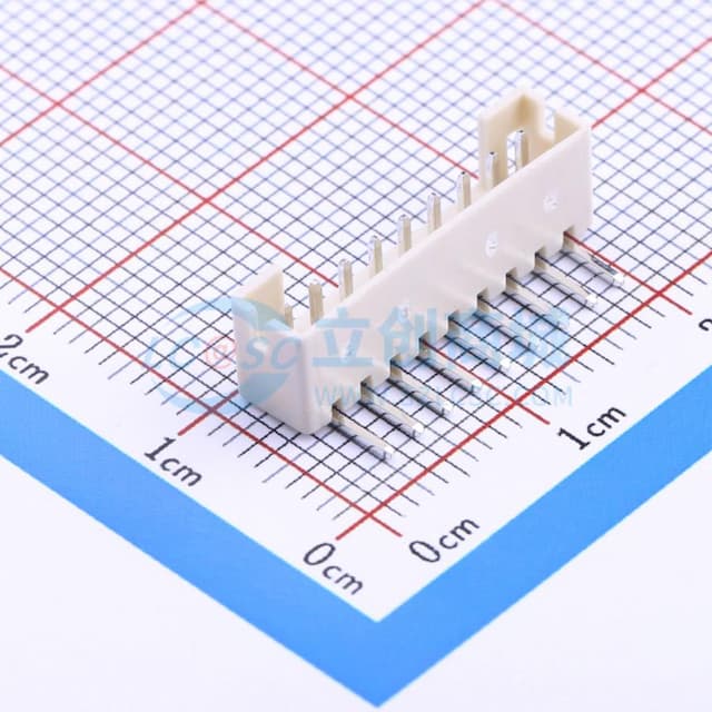 1x9P 间距:2mm 弯插 系列:PH 【插件】实物图