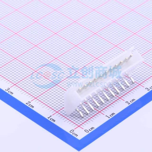 1x11P 间距:2.5mm 弯插 系列:XH 【插件】实物图