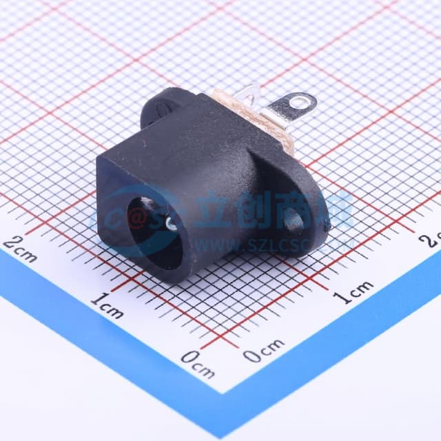 DC电源插座 内径:2mm 外径:6.3mm 【AC】实物图