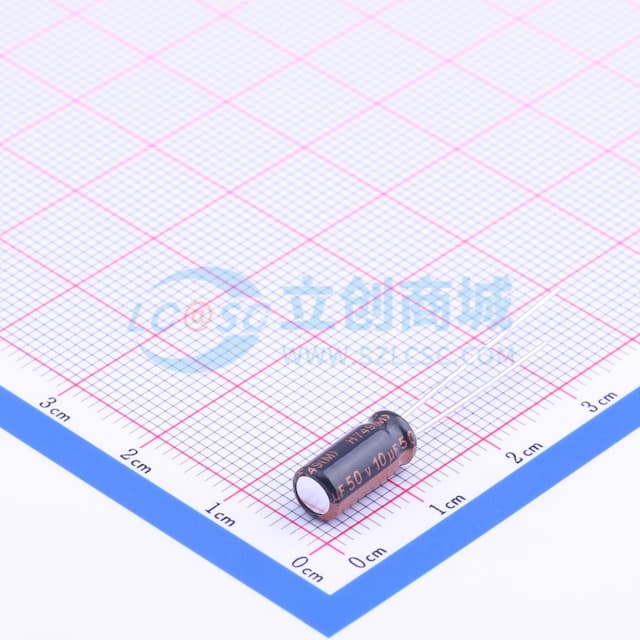 10uF ±20% 50V 【引线】实物图