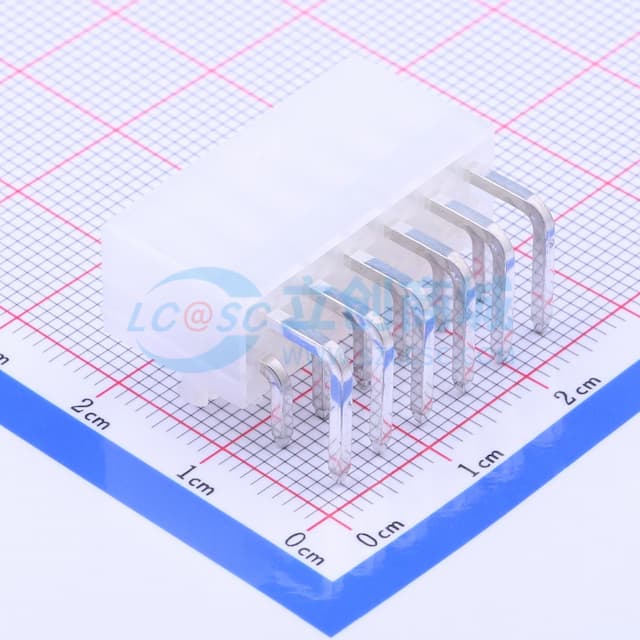 2x6P 间距:4.2mm 弯插 【插件】实物图