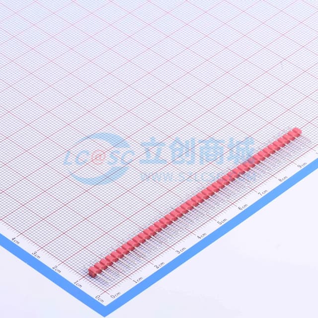 1x40P 间距:2.54mm 方针 直插 【排针】实物图