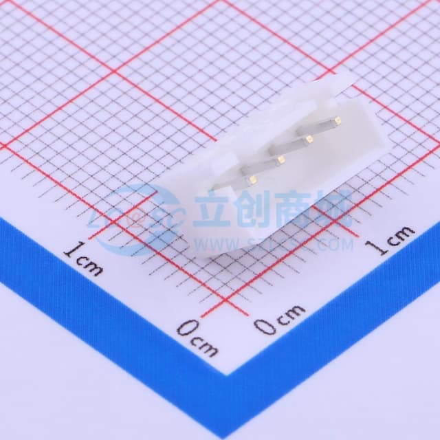 1x4P 间距:2.5mm 直插 系列:XH 【插件】实物图
