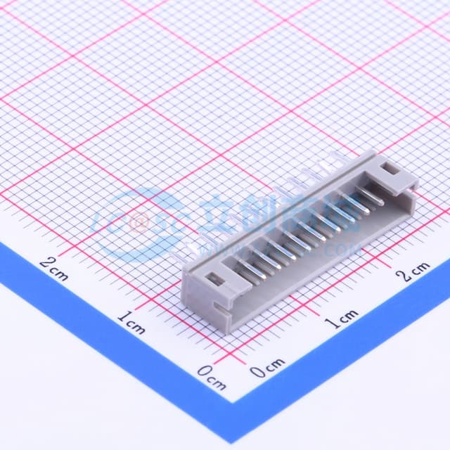 1x12P 间距:2mm 直插 系列:PH 【插件】实物图