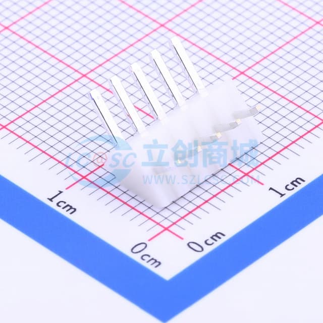 1x5P 间距:2.5mm 弯插 系列:SHF(NH) 【插件】实物图